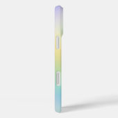 パステルグラデーション 青 黄色 紫 Case-Mate iPhoneケース (裏面 / 右)