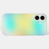 パステルグラデーション 青 黄色 紫 Case-Mate iPhoneケース (裏面 (横))
