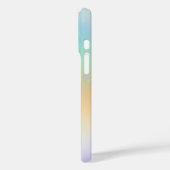 パステルグラデーション 青 黄色 紫 Case-Mate iPhoneケース (裏面 / 左)
