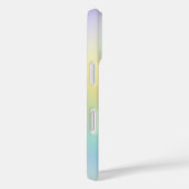パステルグラデーション 青 黄色 紫 Case-Mate iPhoneケース (裏面 / 右)