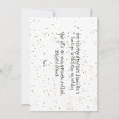 パステルグリッターくるみ割り人形のメモカード ノートカード (裏面)