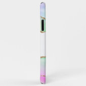 パステルグリッターアゲートモノグラムのト Case-Mate iPhoneケース (裏面/右)