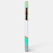 パステルグリッターアゲートモノグラムのト Case-Mate iPhoneケース (裏面/左)