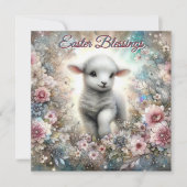 パステルグリッターウォーターカラーラムフローライースター シーズンカード (正面)