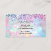 パステルグリッターオパールロイヤリティカード 名刺 (裏面)