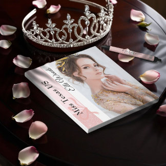 パステルグリッターカスタムオートグラフパッド ノートパッド