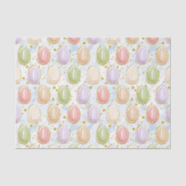 パステルグリッタールックウォーターカラーイースターエッグ 薄葉紙