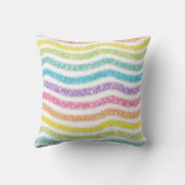 パステルグリッターレインボー クッション (裏面)