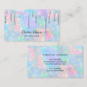 パステルグリッター乾燥 名刺 (正面/裏面)