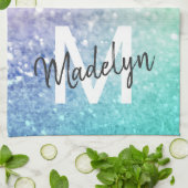 パステルグリッター《写真》ぼけ味バックグラウンドグラムグリッエレガントト キッチンタオル (折り畳み)