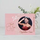 パステルグリッツフォイルページェントサンキューカード 箔シーズンカード (立ち正面)