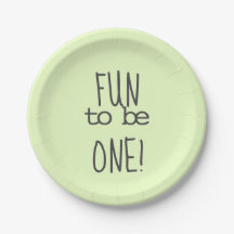 パステルグリーンおもしろいトゥーワンファースト誕生日