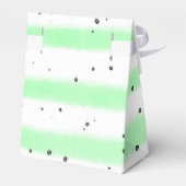 パステルグリーンとホワイトストライプサンキューペアボックス フェイバーボックス (裏面サイド)