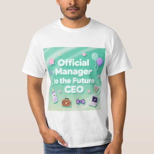 パステルグリーンの誕生日 Tシャツ (正面)