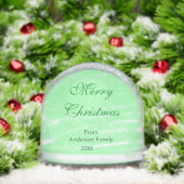 パステルグリーンウォーター色メリークリスマスボモダンー (クリスマス)