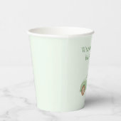 パステルグリーンカー&バルーン紙カップ 紙コップ (右)