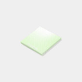 パステルグリーンハーフトーングラデーションシック名前をカスタムする ポストイット (アングル)