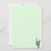 パステルグリーンバートツザボーン2nd誕生日パーティー 招待状 (裏面)