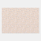 パステルグリーンパンプキンママおめでとう ラッピングペーパーシート (正面3)