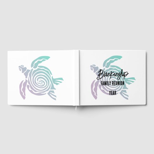 パステルグリーンパープルトバルタートルファミリー懇親会 ゲストブック (全面)