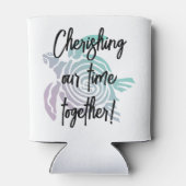 パステルグリーンパープルトバルタートルファミリー懇親会 缶クーラー (裏面)