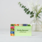 パステルグリーンヘルシーライフ/栄養士カード 名刺 (スタンド正面)