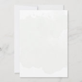 パステルグリーンベージュのベビーシャワー招待状 招待状 (裏面)