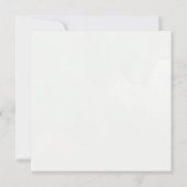 パステルグリーンベージュベビーシャワーサンキューカード サンキューカード (裏面)