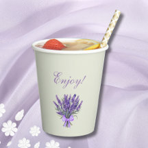 パステルグリーンボウフローララベンダーブライダルシャワー