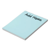 パステルグリーンユニークパーソナライズされた先生 ノートパッド (回転)