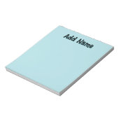 パステルグリーンユニークパーソナライズされた先生 ノートパッド (回転)