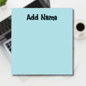 パステルグリーンユニークパーソナライズされた先生 ノートパッド