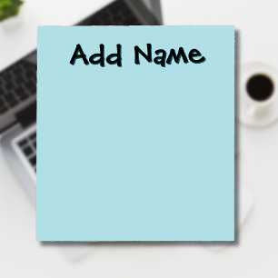 パステルグリーンユニークパーソナライズされた先生 ノートパッド