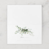 パステルグリーンユーカリプトゥスフォージエレガンス結婚ズ プレイスカード (外部開封)