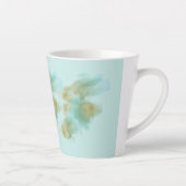 "パステルグリーンラテマグエレガント – ミニマリストDesig カフェラテマグ (右)