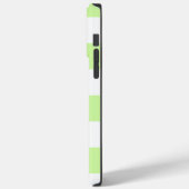 パステルグリーン市松模様にジンガムパターン Case-Mate iPhoneケース (裏面 / 左)