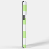 パステルグリーン市松模様にジンガムパターン Case-Mate iPhoneケース (裏面 / 右)