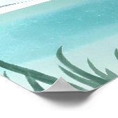 パステルグリーン隠しラグーン ポスター (角)