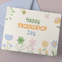 パステルグリーン&オレンジフローラフレンドシップデー