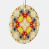 パステルグローインナーライト:金ゴールドブルーピンクオーナメント セラミックオーナメント (右)