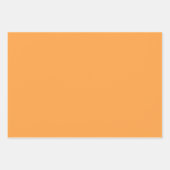 パステルグロートリオレンジシェード3トーン ラッピングペーパーシート (正面3)