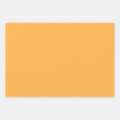 パステルグロートリオレンジシェード3トーン ラッピングペーパーシート (正面)