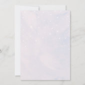 パステルゲットザドレスブライダルシャワーゲームカード 招待状 (裏面)