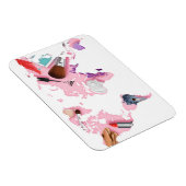 パステルコメスティックスワールドマップ マグネット (右側)