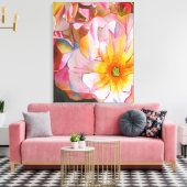 パステルコルネリアバラウォーターカラーアート絵画ズ キャンバスプリント (インサイチュ (リビング))