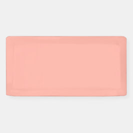 パステルコーラルリーフ 単色 | クラシック | エレガント 横断幕