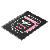 パステルゴシックこうもりミルク ノートブック (左側)