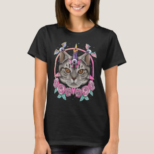 パステルゴシックアメリカンショートヘア異教のー気味悪いメンハー Tシャツ