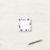 パステルゴシックカフィンパターン ポストイット (デスク上)