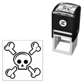 パステルゴシックキッチュスカル&クロスボーンズ セルフインキングスタンプ (インサイチュ)